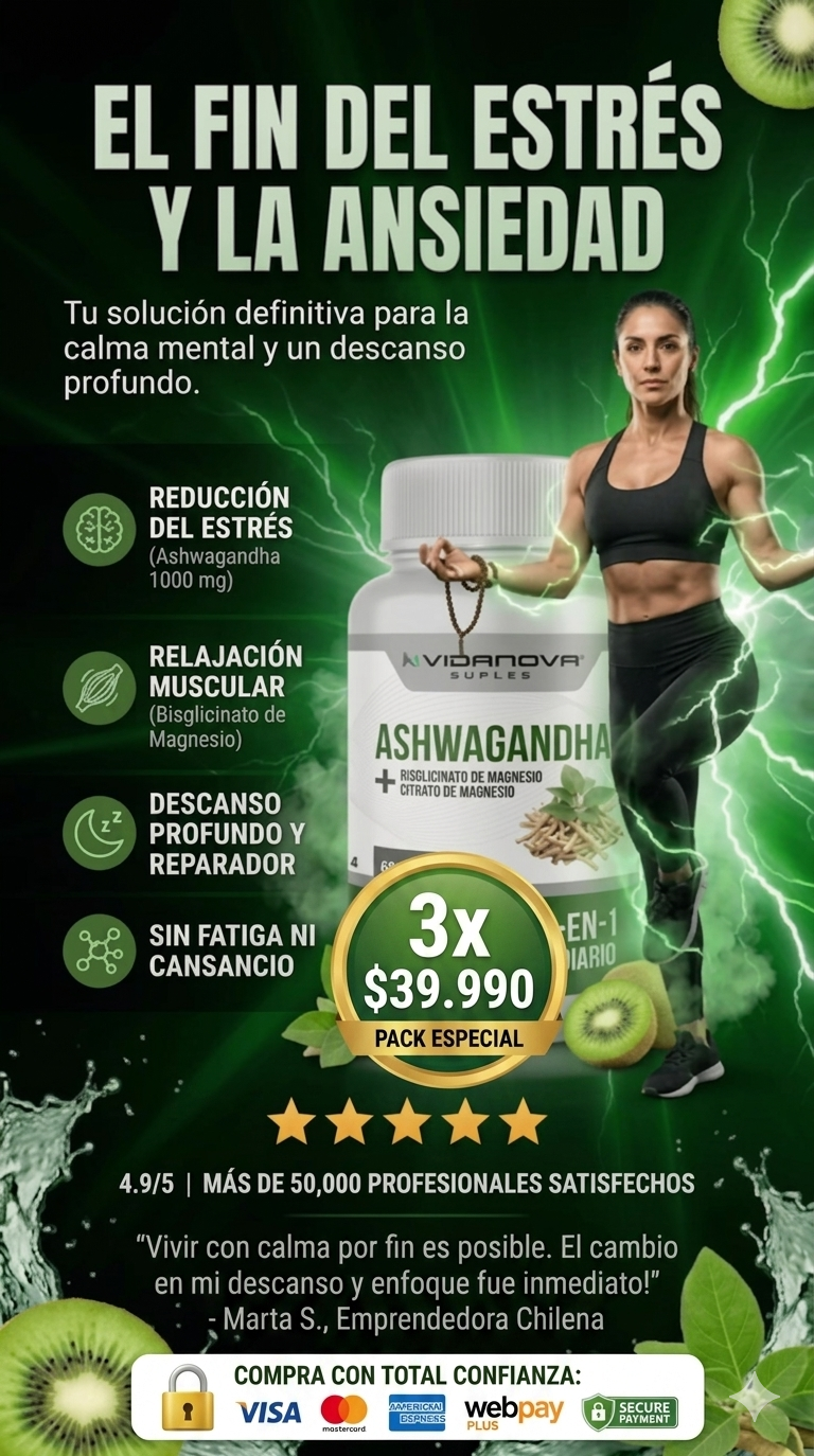 Pack 3X Ashwagandha + Magnesio 1000 mg | Reduce el Estrés, Mejora el Sueño y Aumenta tu Energía